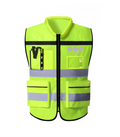 High-quality Reflective Vest single color logo