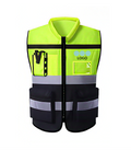 High-quality Management Reflective Vest color logo