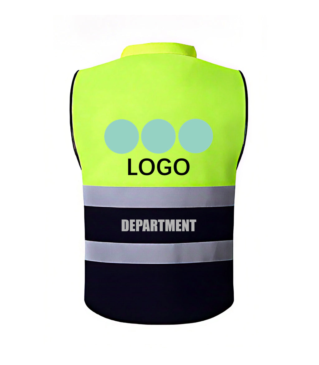 High-quality Management Reflective Vest color logo