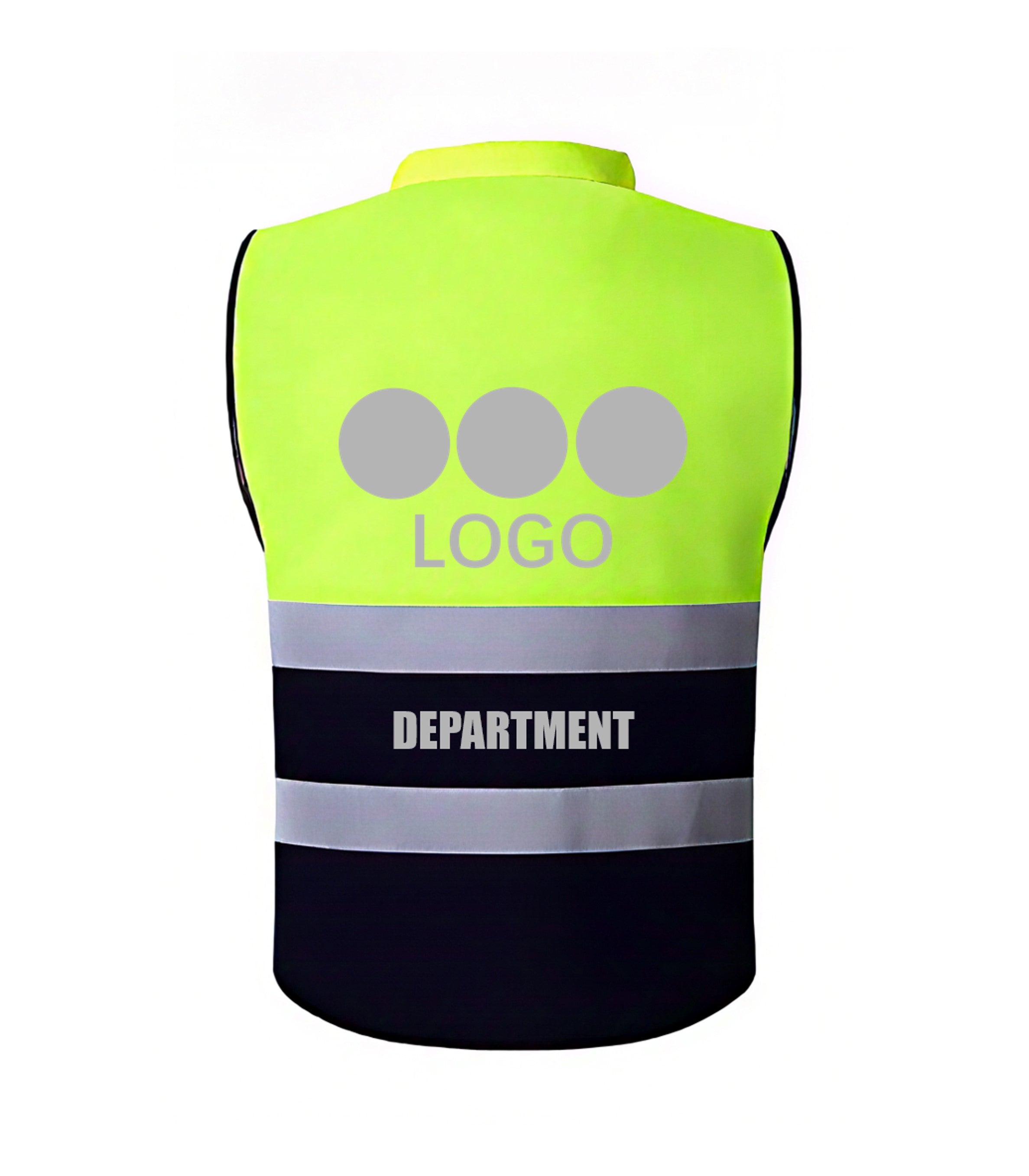 High-quality Management Reflective Vest single color logo