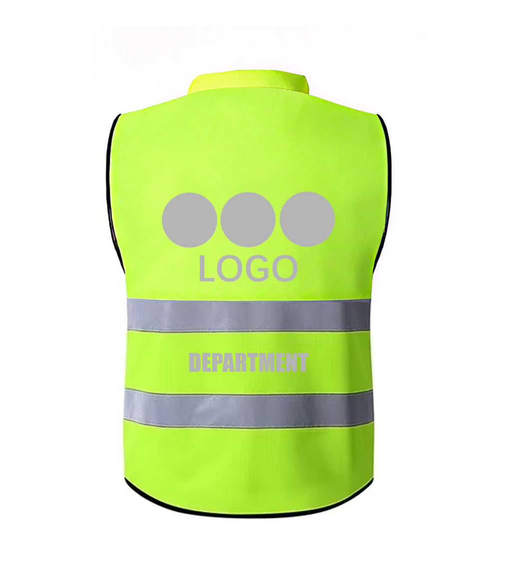 High-quality Reflective Vest single color logo